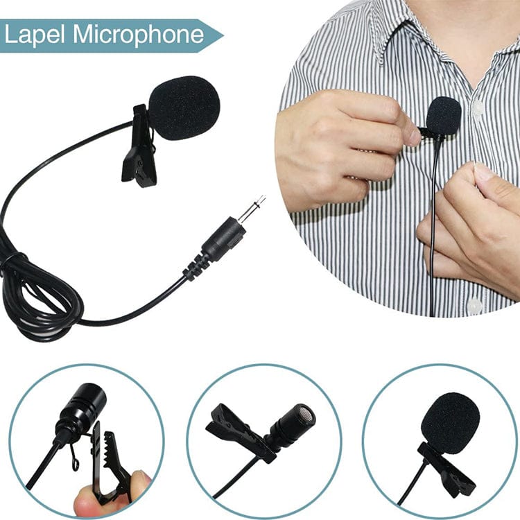 WinBridge S6 Portable Collar Clip Microphone 3.5mm