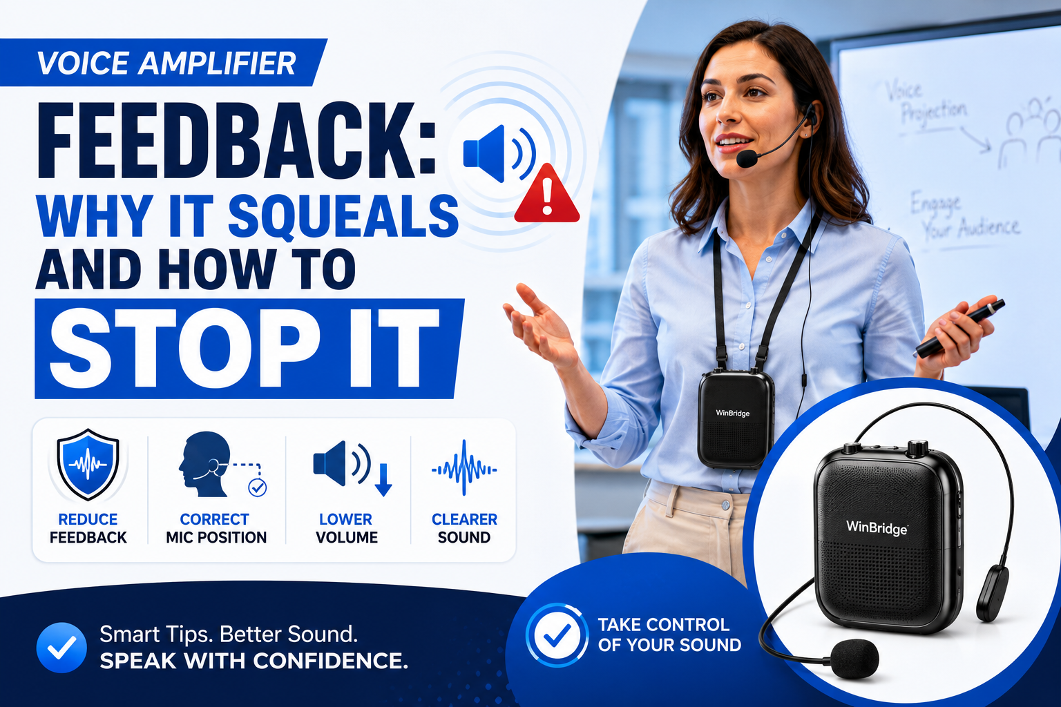 Voice Amplifier Feedback: Why It Squeals and How to Stop It