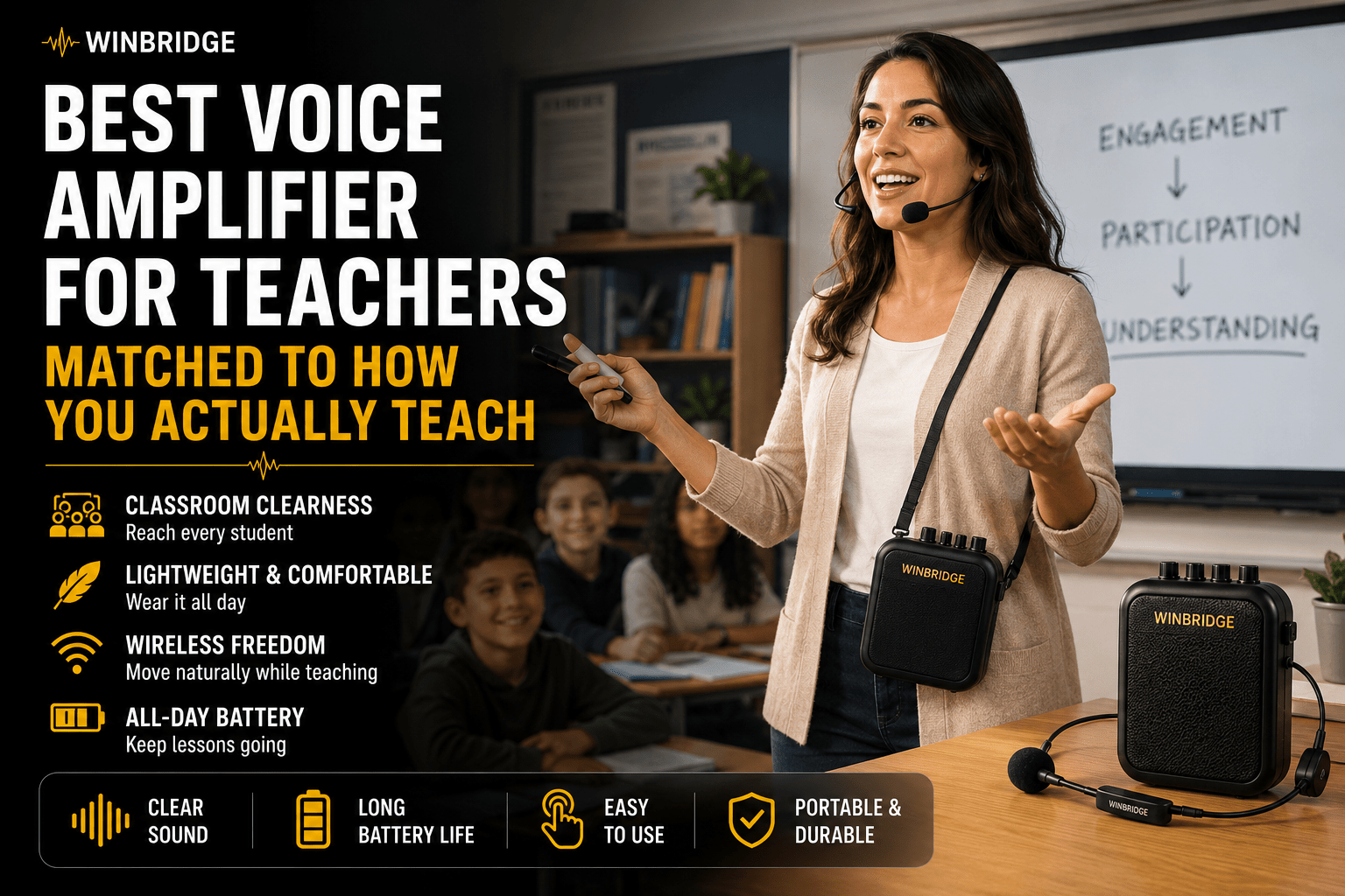 Best Voice Amplifier for Teachers: Matched to How You Actually Teach - WinBridge