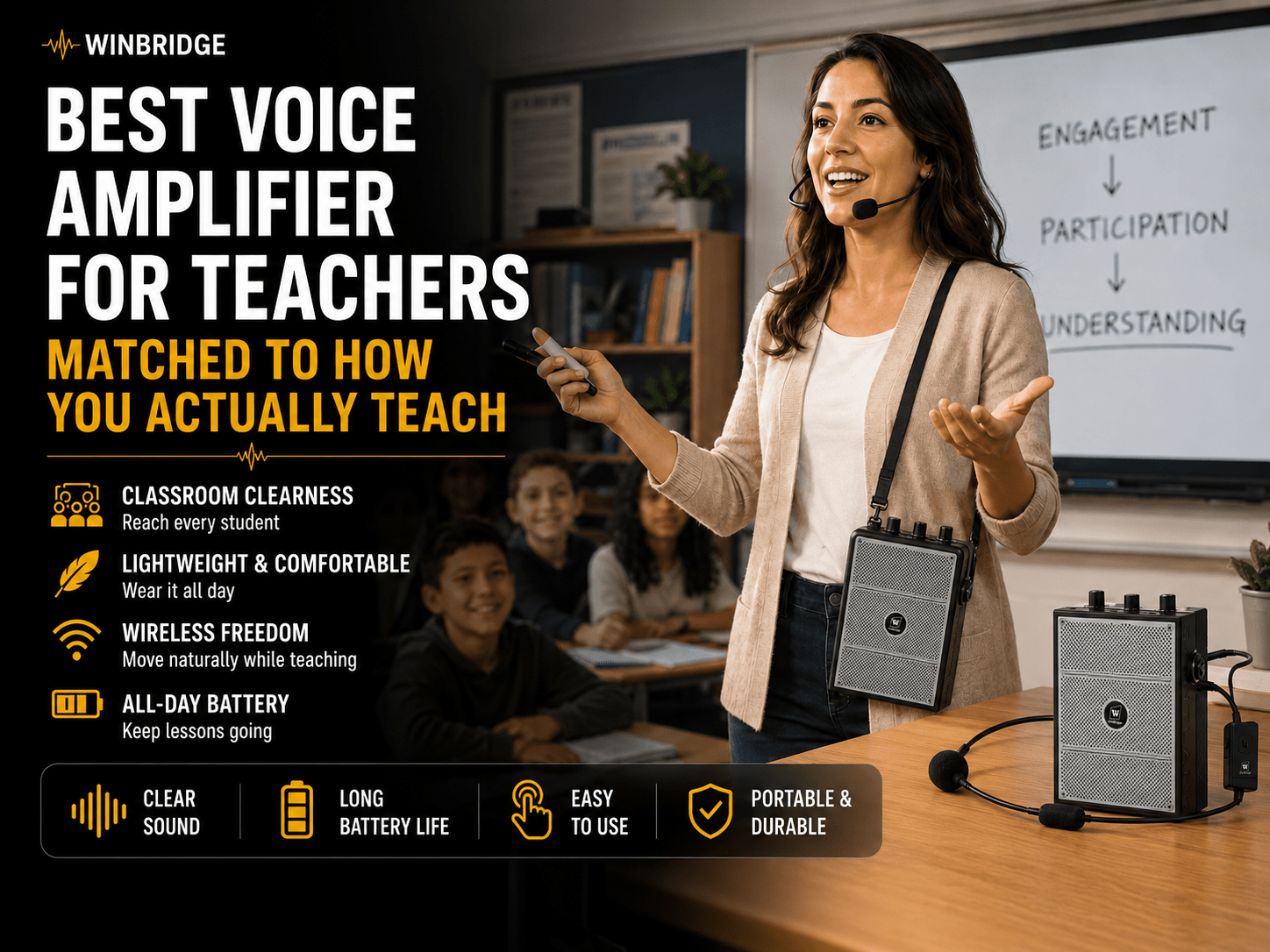 Best Voice Amplifier for Teachers: Matched to How You Actually Teach - WinBridge