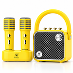 VoiceBeat™ Mini Karaoke Machine with 2 Wireless Microphones - WinBridge L20 20W