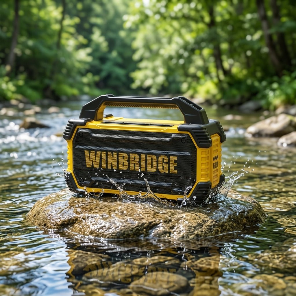 150W Waterproof Portable PA System with Dual Wireless Microphones | VoiceCamp K400 by WinBridge - WinBridge