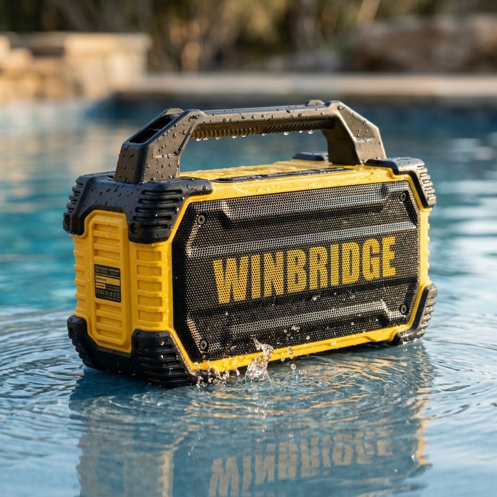 150W Waterproof Portable PA System with Dual Wireless Microphones | VoiceCamp K400 by WinBridge - WinBridge