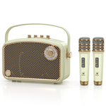 WinBridge L200 Karaoke Machine with 2 UHF Wireless Microphones, 70W Bluetooth Speaker with Bass/Trable/Echo Adjustment, Portable Pa System for Adults, Teachers, Public Speaking, Events