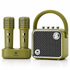 VoiceBeat™ Mini Karaoke Machine with 2 Wireless Microphones - WinBridge L20 20W