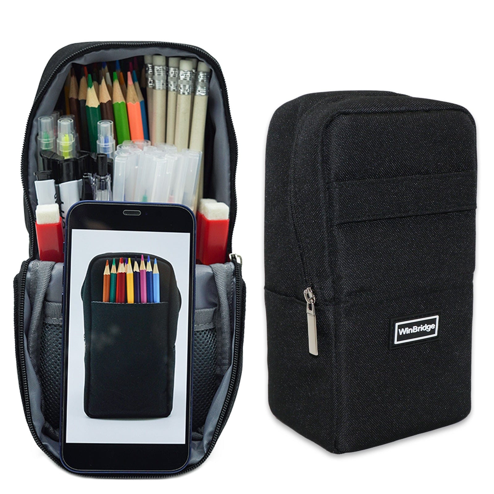 WinBridge Multi-Functional and Stylish Pencil Case