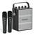 VoicePower™ 100W Portable PA System with 2 Wireless Mics - WinBridge S99 Karaoke