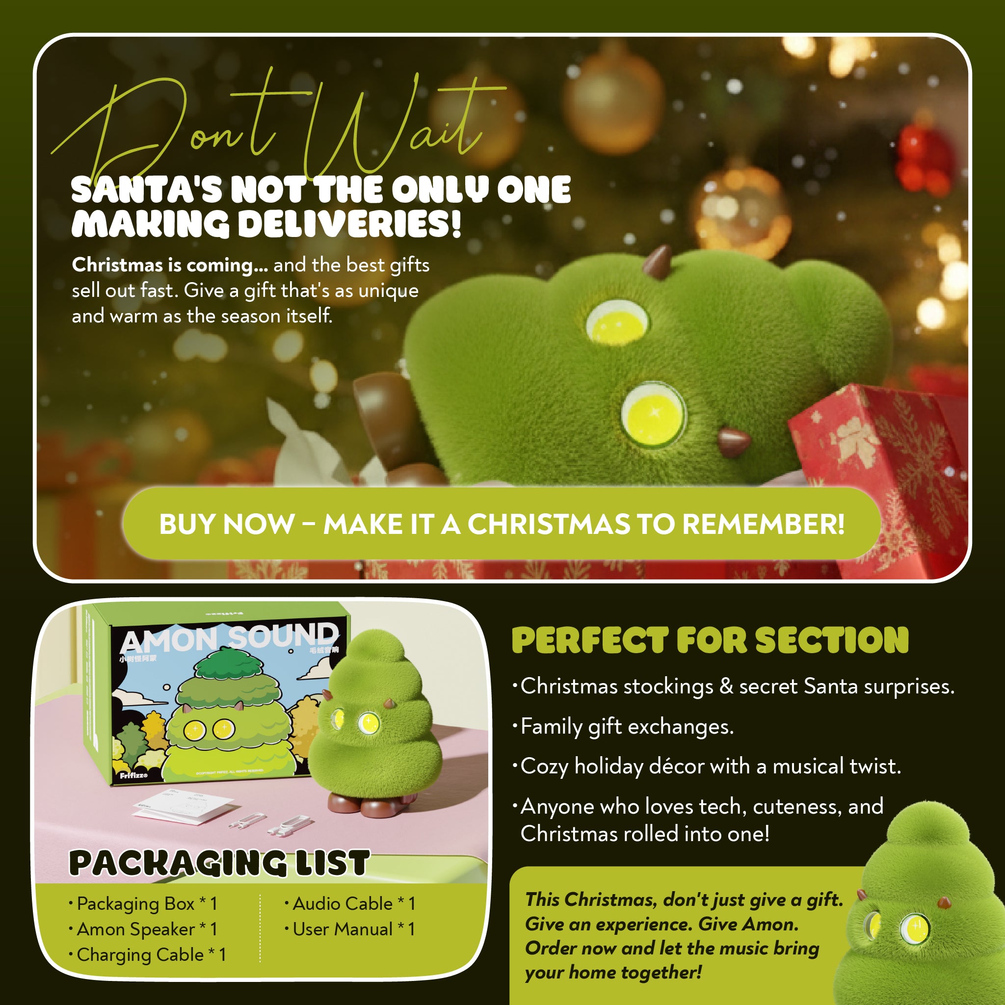 AMON - The Ultimate Gift of Sound & Joy - Where Every Celebration Finds Its Voice! - WinBridge