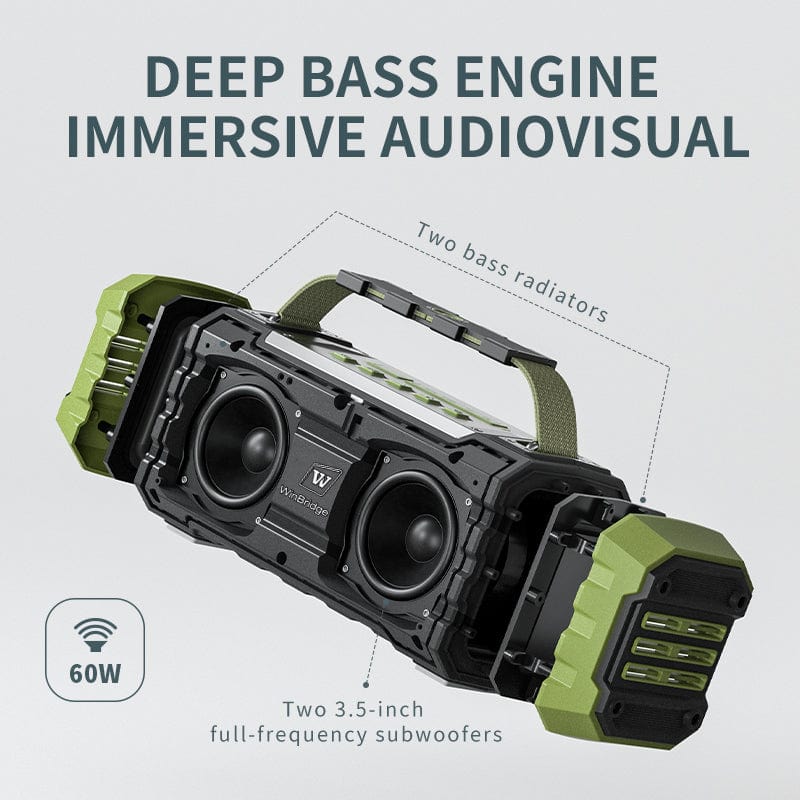 K30 Portable speaker with Wireless microphone for camping and outdoor activity - WinBridge