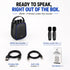 VoiceFree™ Voice Amplifier with 2 Lavalier Clip-On Mics - WinBridge WB100 36W - WinBridge