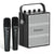 VoicePower™ 100W Portable PA System with 2 Wireless Mics - WinBridge S99 Karaoke - WinBridge
