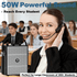 VoicePower™ Portable PA System with UHF Wireless Mic 50W - WinBridge S98 - WinBridge