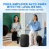 WinBridge C006 Bluetooth Voice Amplifier with Wireless Lavalier Lapel Microphone for Teachers, Portable Speaker Clip - On Microphone, Mini Megaphone PA System for Classroom/Yoga/Conference - WinBridge