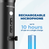 WinBridge H9 Bluetooth Microphone Wireless Voice Amplifier, Professional Intelligent Noise Cancelling Handheld/Desktop Mic Speaker, 15W PA System with 3 Sound Effects for Teaching Singing Speaking - WinBridge