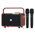 WinBridge L400 Portable Karaoke Machine, 240W Peak Wireless Bluetooth PA System with 2 UHF Microphones, Voice Amplifier with Echo/Treble/Bass for Home Party, Wedding, Church, Outdoor Events - WinBridge