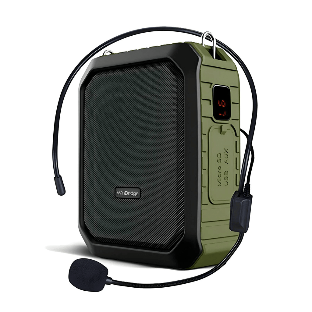 WinBridge M800 18W Voice Amplifier With Wired Microphone Headset Waterproof - WinBridge