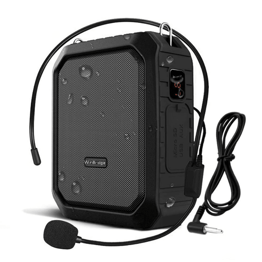 WinBridge M800 18W Voice Amplifier With Wired Microphone Headset Waterproof - WinBridge