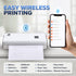 WinBridge Portable Bluetooth Mini Printer Support A4&A5 Thermal Paper, Compatible with iOS, Android & Laptop for Office, Home, School - WinBridge