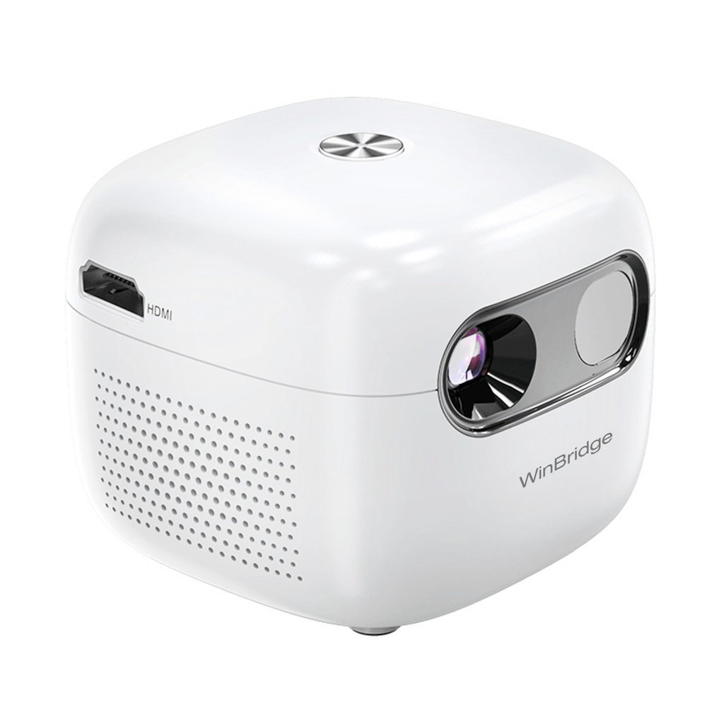 WinBridge Q8 Smart Projector 1080p Full HD Portable Mini Projector with WiFi,Bluetooth,HDMI&USB,Auto Focus and Auto Keystone Correction - WinBridge