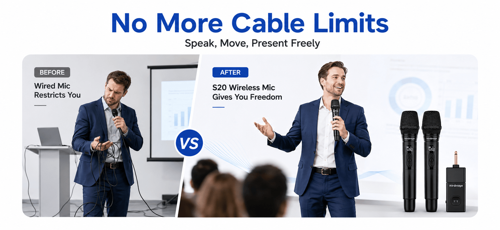 WinBridge S20 Universal Wireless Microphone System - WinBridge
