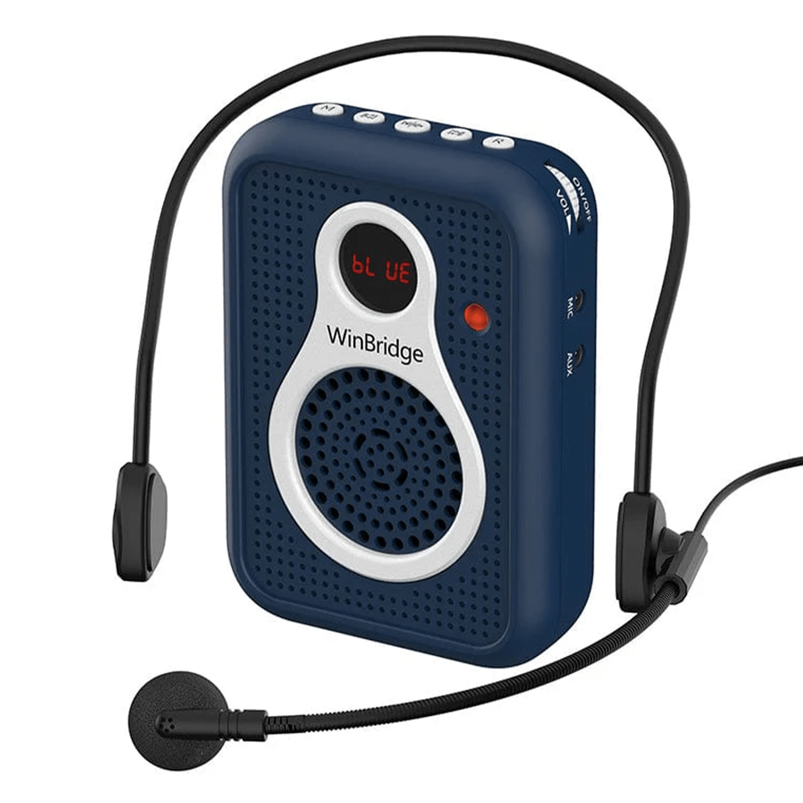 WinBridge S208 With Wired Microphone Headset 1800mAh Rechargeable Bluetooth Speaker - WinBridge