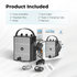 WinBridge S98 Plus 50W Voice Amplifier with 2 Headset Microphones,Microphone with Speaker, Portable Sound System with Microphone,Bluetooth Speaker Megaphone for Teachers, Classroom, Outdoor, Events - WinBridge