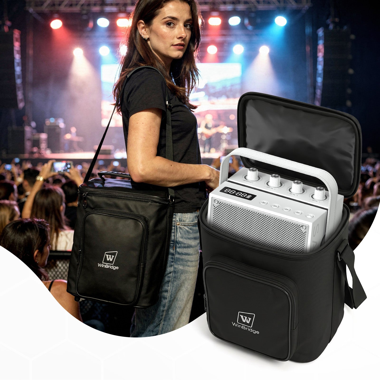 WinBridge S99 Portable Speaker Storage Bag - WinBridge