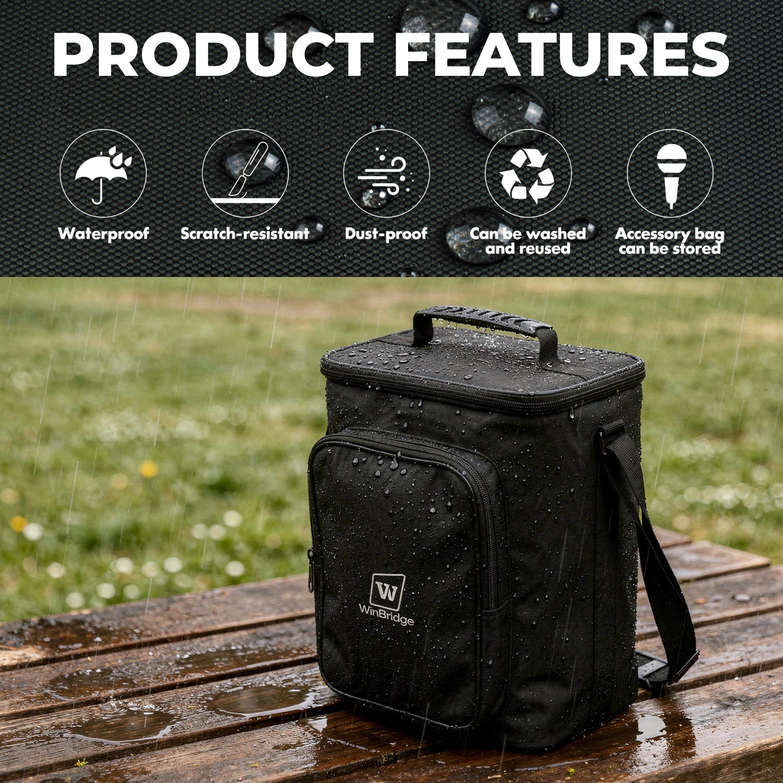 WinBridge S99 Portable Speaker Storage Bag - WinBridge