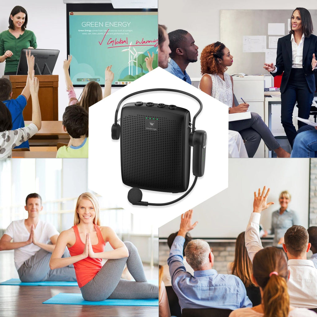 WinBridge WB002 Voice Amplifier Rechargeable with Wireless Headset Microphone - WinBridge