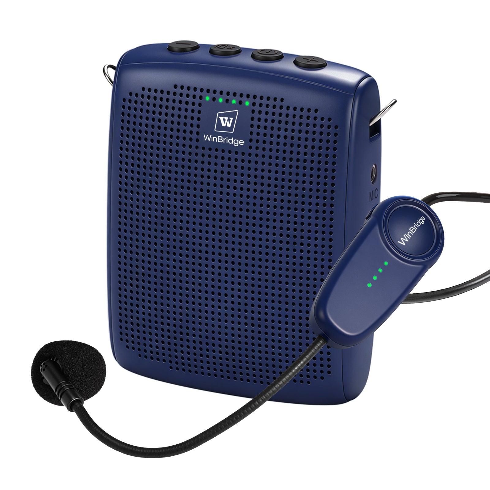 WinBridge WB002 Voice Amplifier Rechargeable with Wireless Headset Microphone - WinBridge