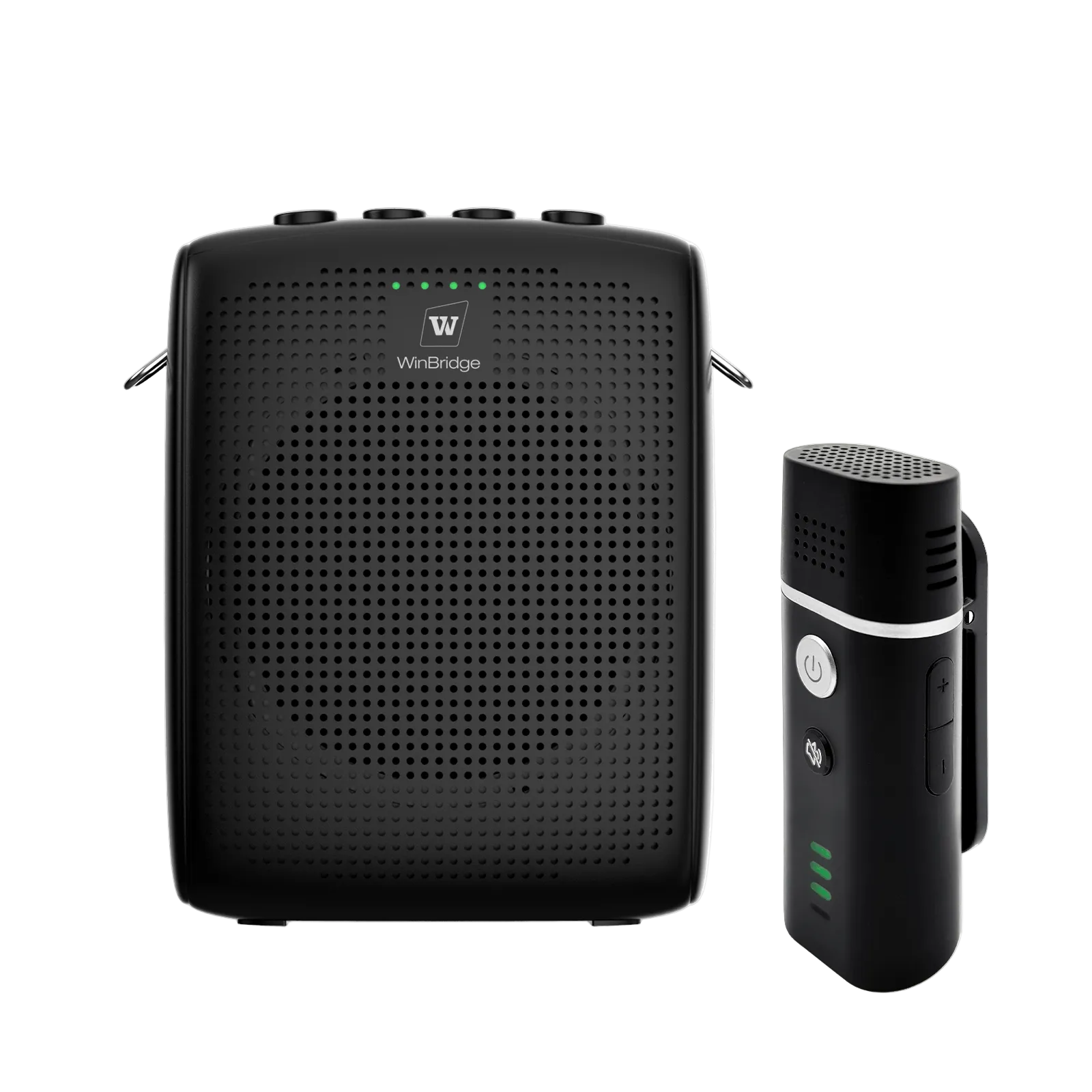 WinBridge WB006 Portable Voice Amplifier with Wireless Lavalier Microphone,Teacher Mic with Speaker,Wireless Amplifier for Teachers, Clip On Microphone System Bluetooth Speaker, Headset Megaphone, 15W - WinBridge