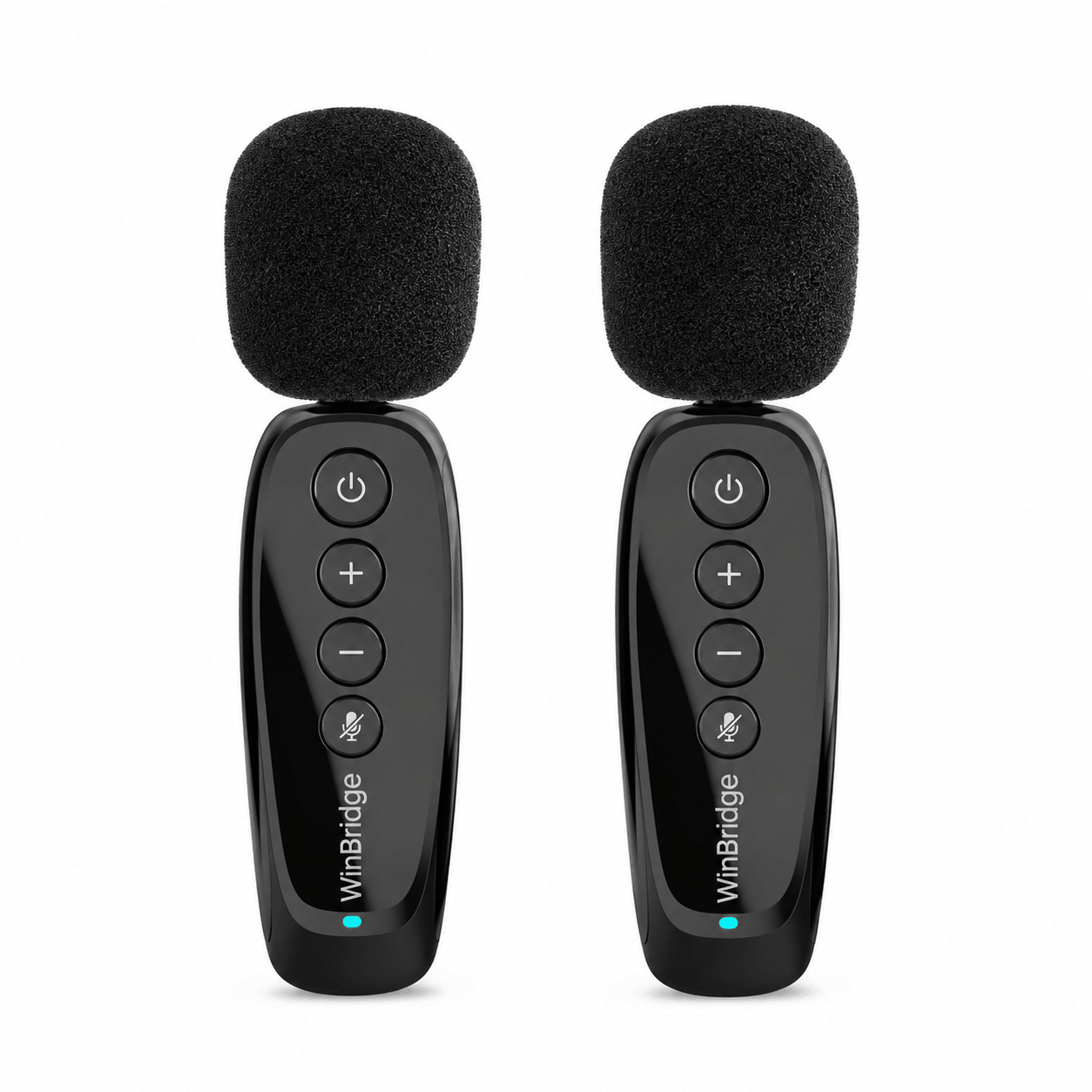 Wireless Lapel Microphone for VoiceFree WB004，WB100 Voice Amplifier ( 2-Pack ） - WinBridge