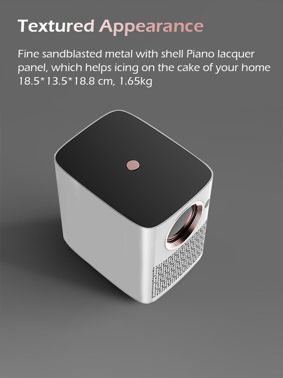 Y3 Smart Projector with 4K Decoding, 4000 Lumens, Auto Focus, Android 9.0,With Bluetooth speaker mode, Interactive touchscreen - WinBridge