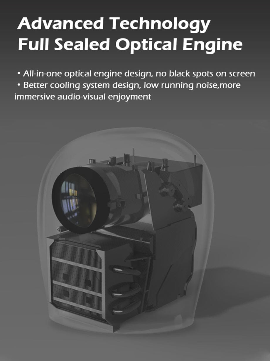 Y3 Smart Projector with 4K Decoding, 4000 Lumens, Auto Focus, Android 9.0,With Bluetooth speaker mode, Interactive touchscreen - WinBridge