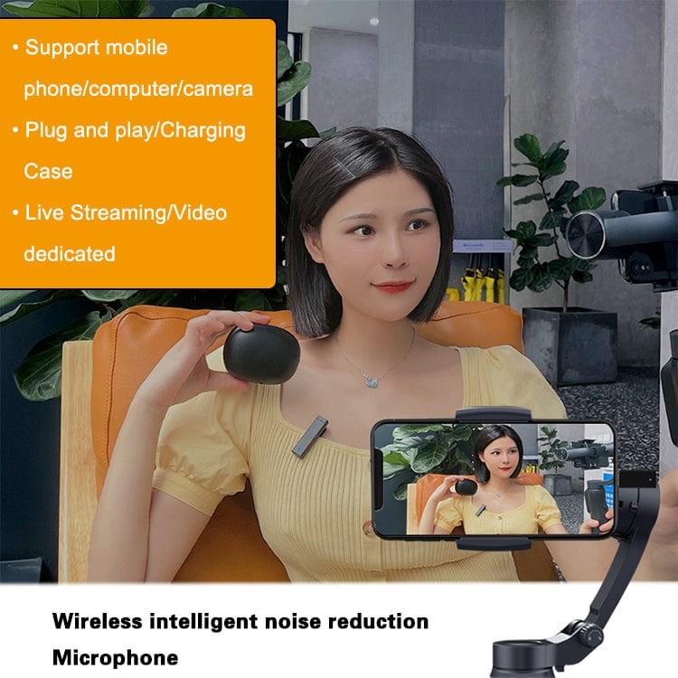 WinBridge M10 Wireless Lavalier Microphone  With Charging Case