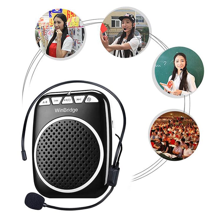 WinBridge WB001 Portable Voice Amplifier Rechargeable Ultralight For Teachers