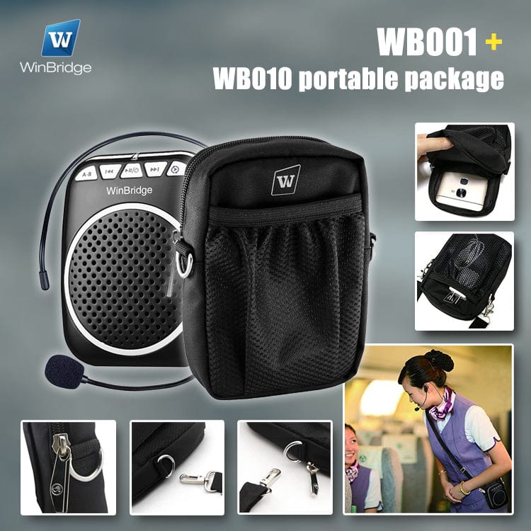 WinBridge WB010 Voice Amplifiers Speaker Carry Case