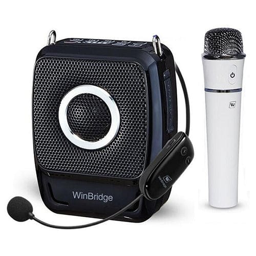 WinBridge S92 Pro Portable PA System with 2 Wireless Microphones Bluetooth