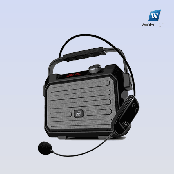 WinBridge H5 Portable PA System With UHF Wireless Headset Microphone 30W