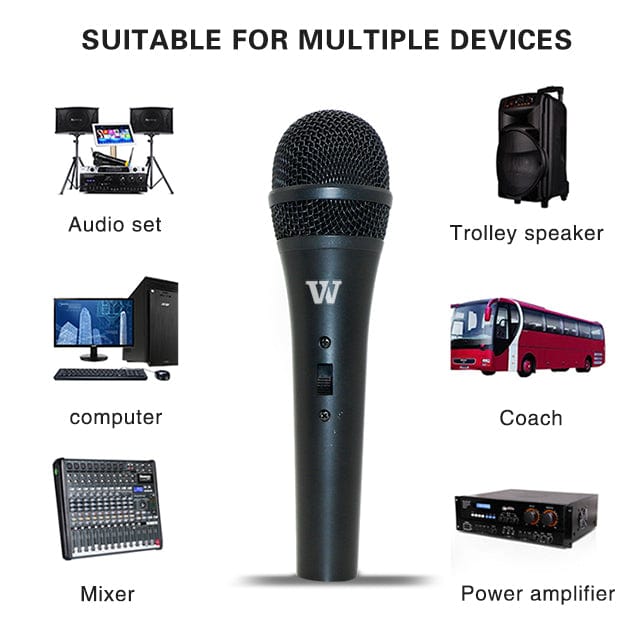 WinBridge S7 Handheld Microphone Dynamic Mic for T9 etc