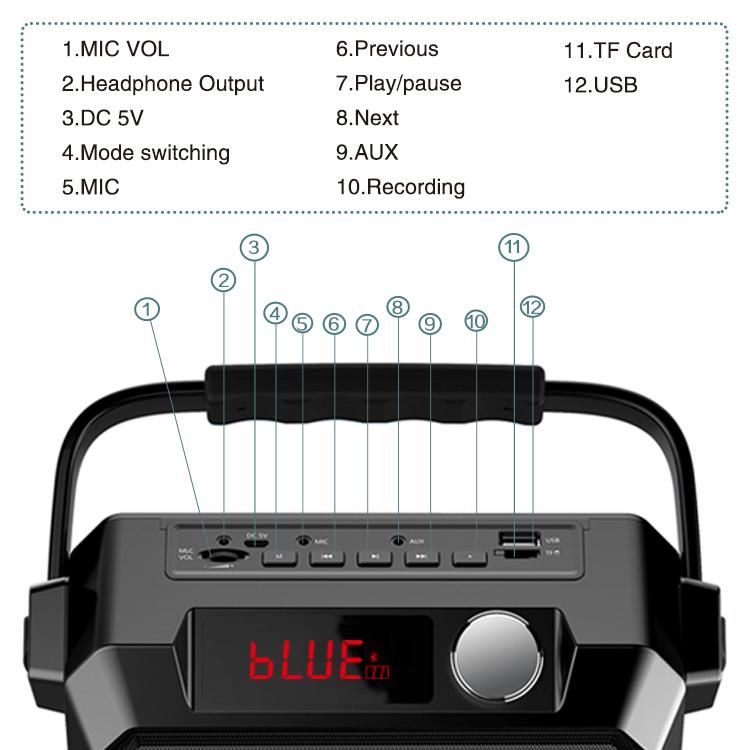 WinBridge H5 Portable PA System With UHF Wireless Headset Microphone 30W