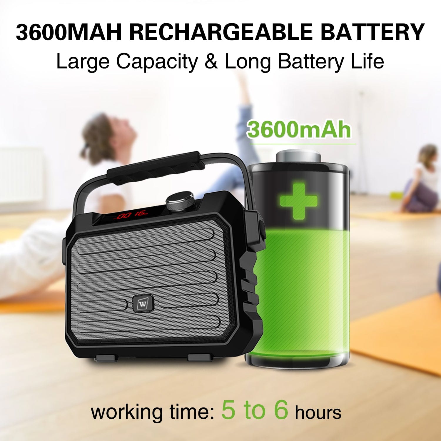 WinBridge H5 Plus Portable PA System With Wireless Headset And Lapel Lavalier Microphone Transmitter - WinBridge