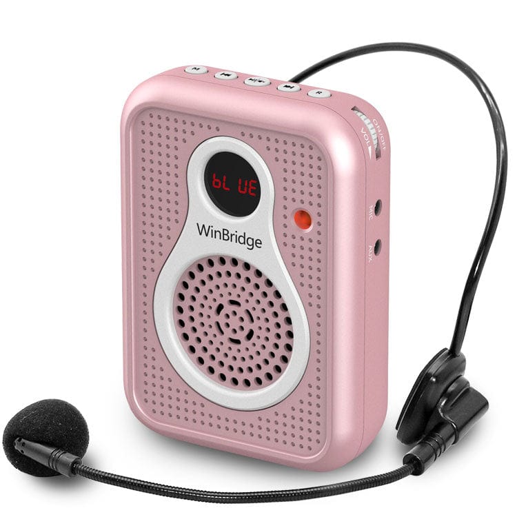 WinBridge S208 With Wired Microphone Headset 1800mAh Rechargeable Bluetooth Speaker - WinBridge