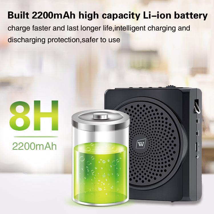 WinBridge S619 Portable Voice Amplifier With Headset Mic Wired 16W for Teachers - WinBridge